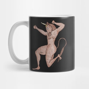Minotaur dancing by Greek Myth Comix Mug